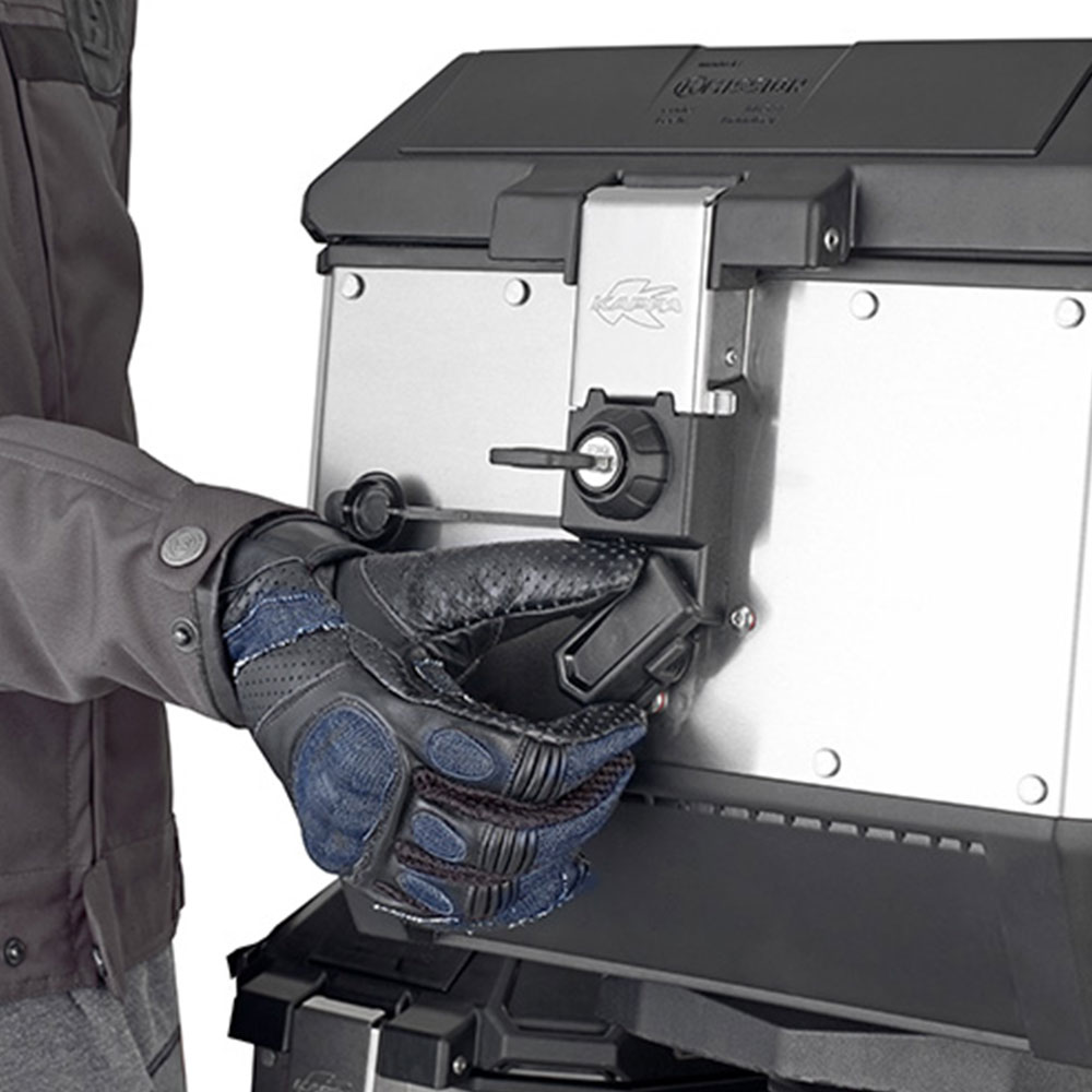 Centralni kofer Kappa K'MISSION KMS44A ALU niklovani Monokey 44L