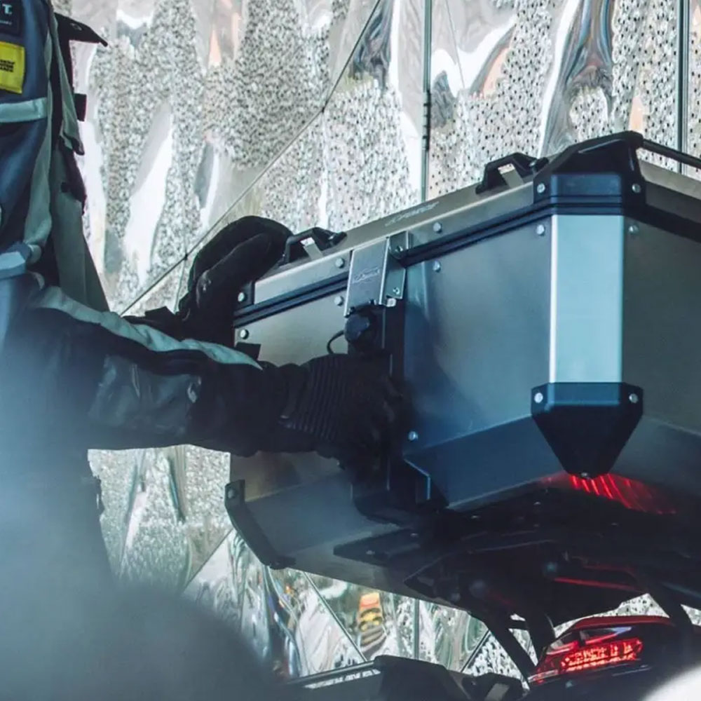 Centralni kofer Kappa KFR580A K'FORCE niklovani Monokey 58L