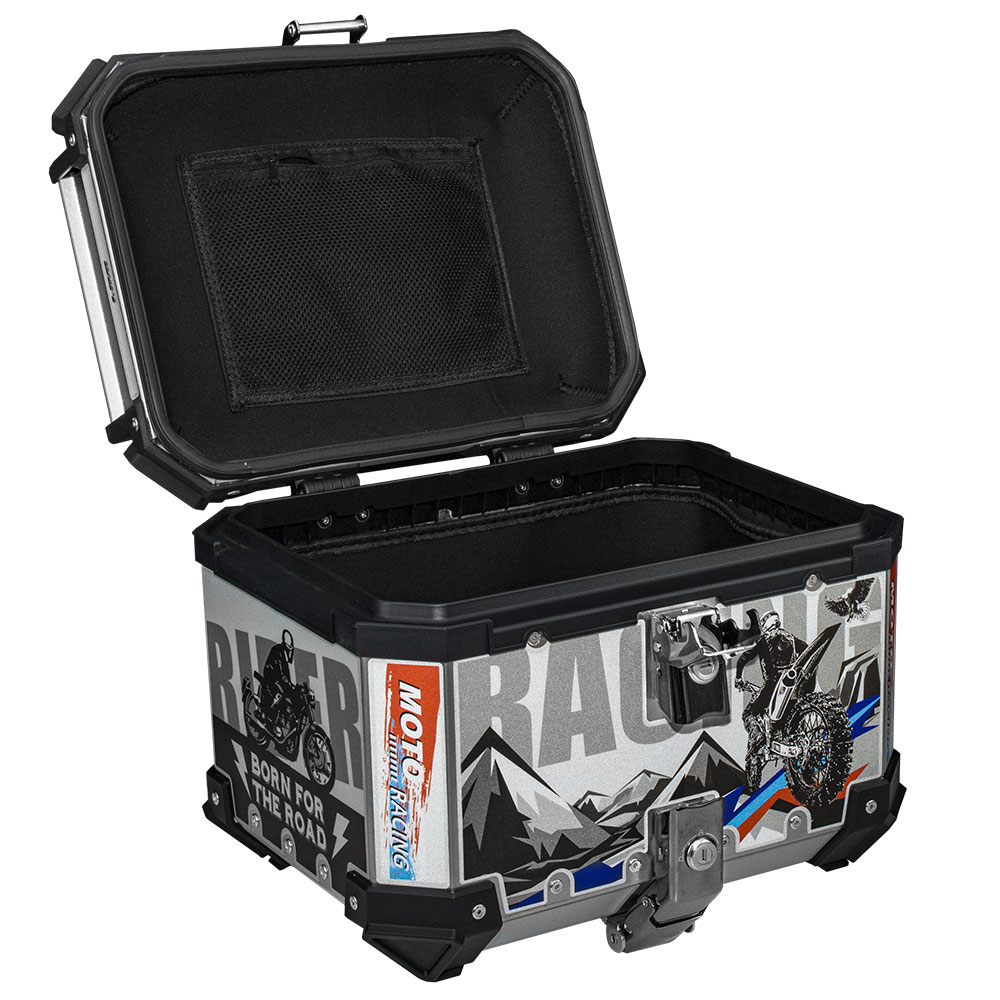 Centralni kofer LS2 ALU niklovani ROCK 35L