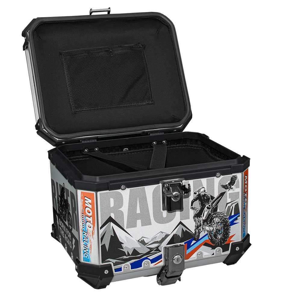 Centralni kofer LS2 ALU niklovani ROCK 45L