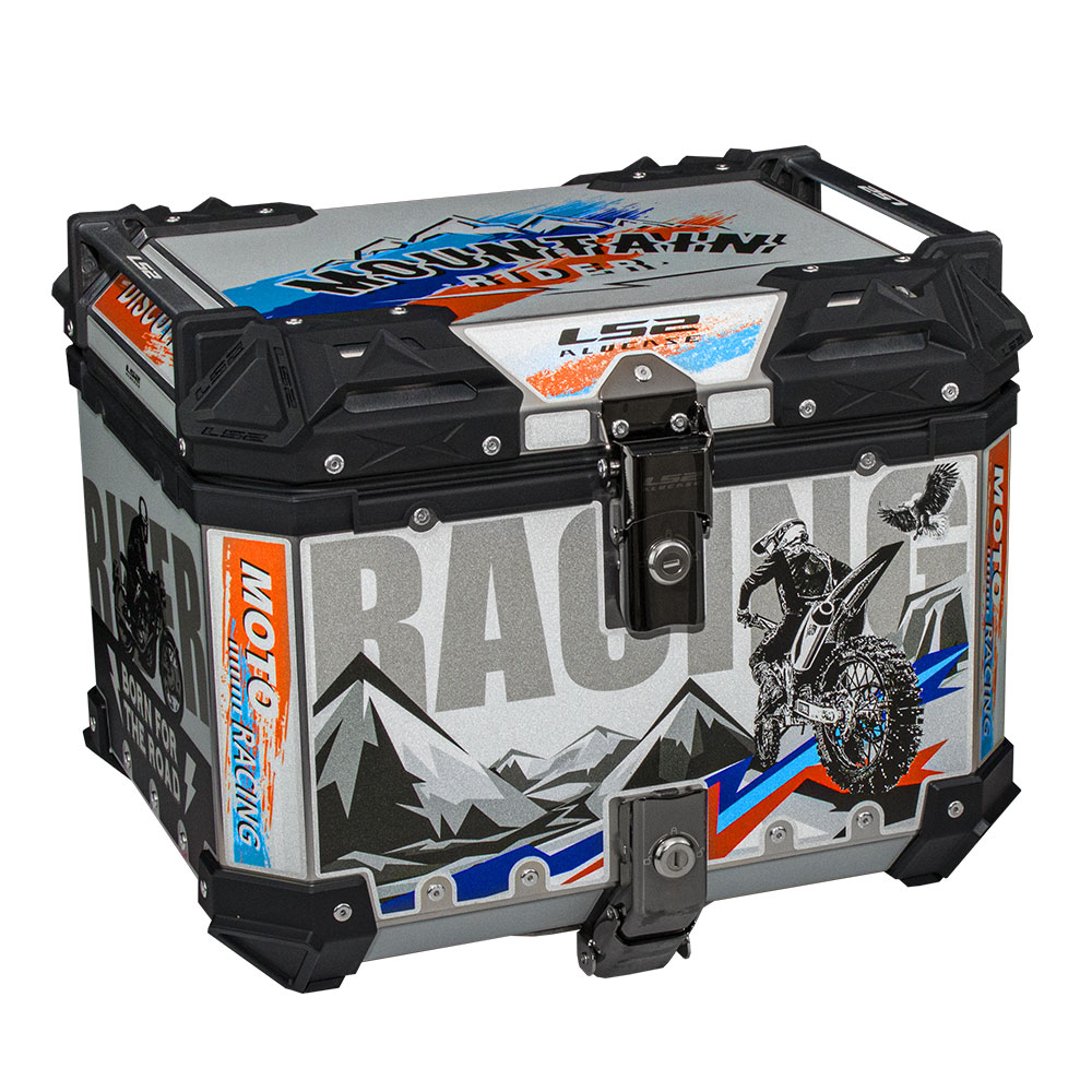 Centralni kofer LS2 ALU niklovani ROCK 45L