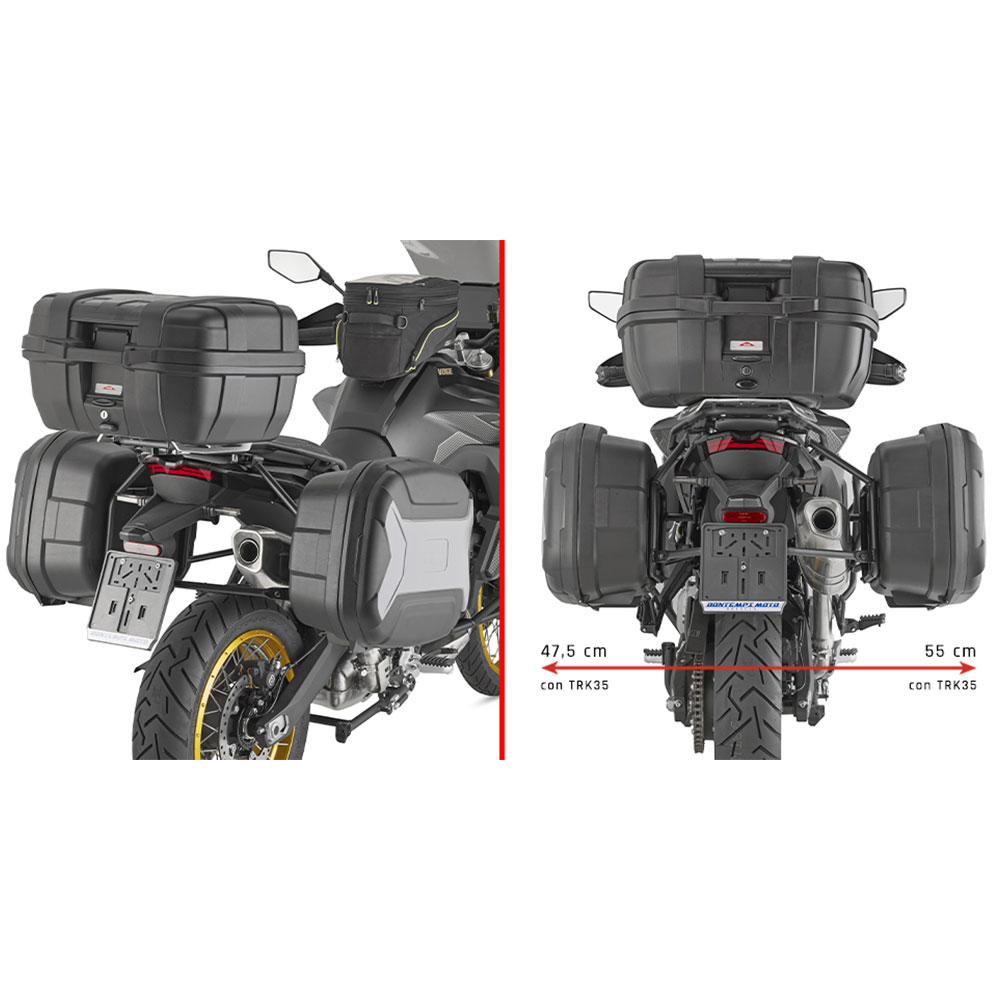 Centralni kofer GIVI TREKKER BLACK LITE TRK52BB Monokey 52L crni