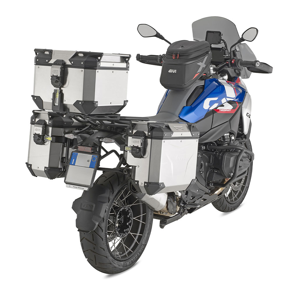 Centralni kofer GIVI TREKKER OUTBACK EVO SMART 42 ALU niklovani Monokey 42L