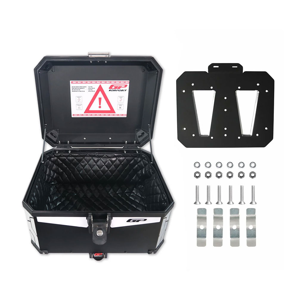 Centralni kofer GP KOMPOZIT aluminijumski 45L crni