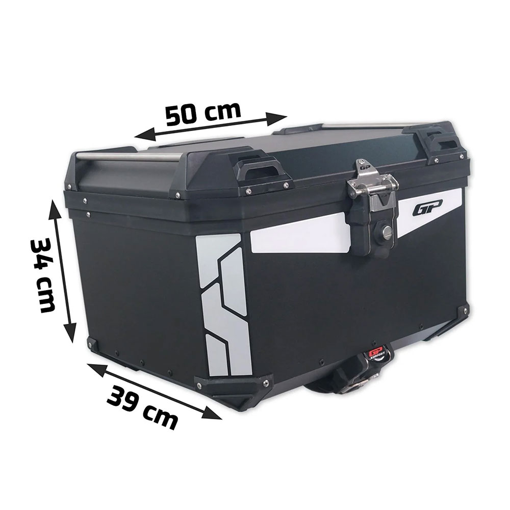 Centralni kofer GP KOMPOZIT aluminijumski 45L crni