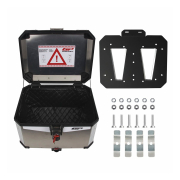 Centralni kofer GP KOMPOZIT aluminijumski 57L sivi