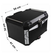 Centralni kofer GP KOMPOZIT aluminijumski 75L crni