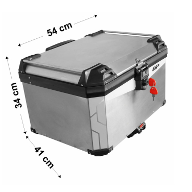 Centralni kofer GP KOMPOZIT aluminijumski 75L sivi