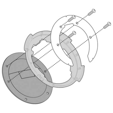 Nosač Tanklock torbe GIVI CF MOTO 650 MT BF66