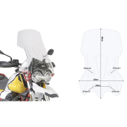 Vizir providni GIVI Moto Guzzi V85 TT (19-23) D8203ST