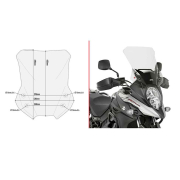 Vizir providni GIVI Suzuki DL 650 V STROM (17-24) D3112ST