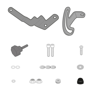 Ojačanje / nosač vizira GIVI BMW R 1250 GS (19-23) D5131KIT