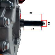 Motor ugradni 186FA - dizel (radilica fi25mm  L72,2mm)