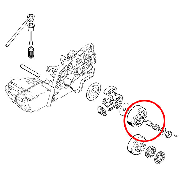 Lančanik THORP ST301-B7N STIHL 07S 08 08S 404"