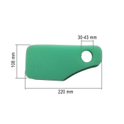 Filter vazduha B&S 7 do 8KS ( 220x108x38 mm ) sunđerasti 270528