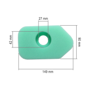 Filter vazduha B&S 3 3,5 3,7 KS ( 149x90x32 mm ) sunđerasti 272235 THORP