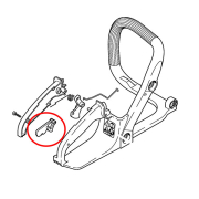 Blokada gasa STIHL 017 018 MS 170 180 THORP