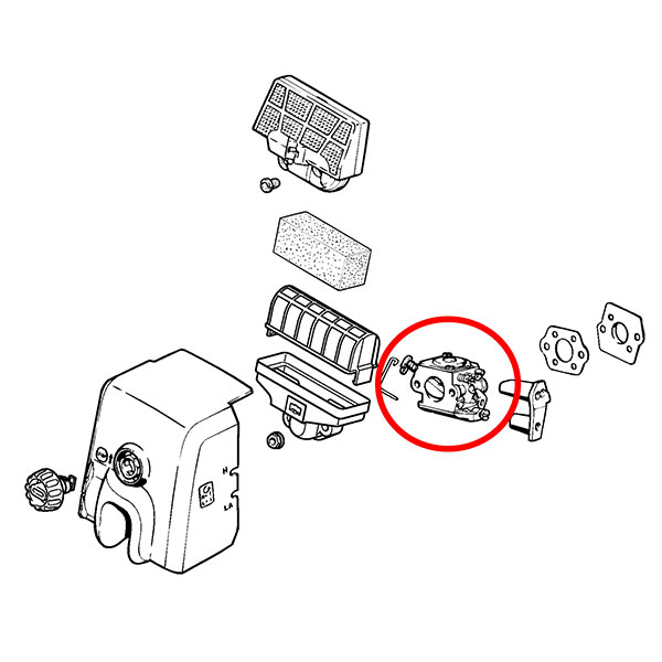 Karburator STIHL 021 023 025 MS 210 230 250 THORP