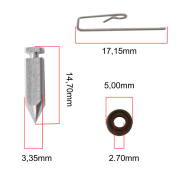 Igla plovka TECUMSEH V40 50 60 fi 3,35x14,7 mm