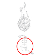 Klip Husqvarna 555 560XP 562XP fi 46 mm bolcna 10 mm Meteor
