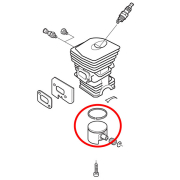 Klip Husqvarna 340 fi 40 mm bolcna 10 mm Meteor