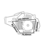 Dekla startera Husqvarna 235 236 240 kpl THORP