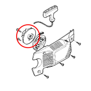Kotur kanapa Husqvarna 136 137 141 142 240 elastostart THORP