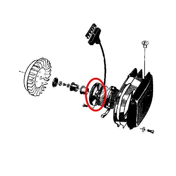Kotur kanapa Husqvarna 380 480 650 770 pvc