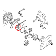 Puž uljne pumpe STIHL 017 018 021 023 025 MS 211 231 251 sa oprugom