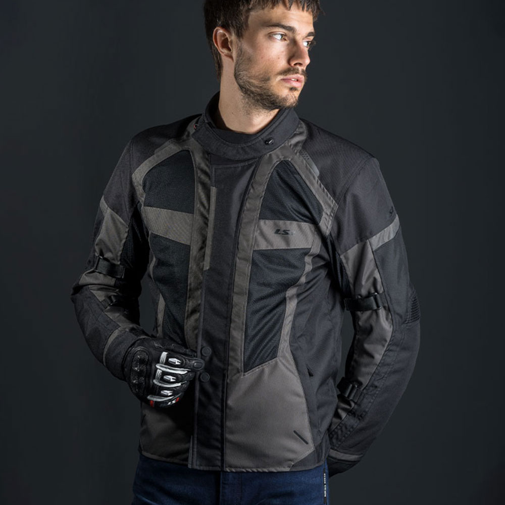Jakna LS2 SCOUT MAN crno siva