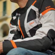 Jakna LS2 SCOUT MAN crno siva narandžasta
