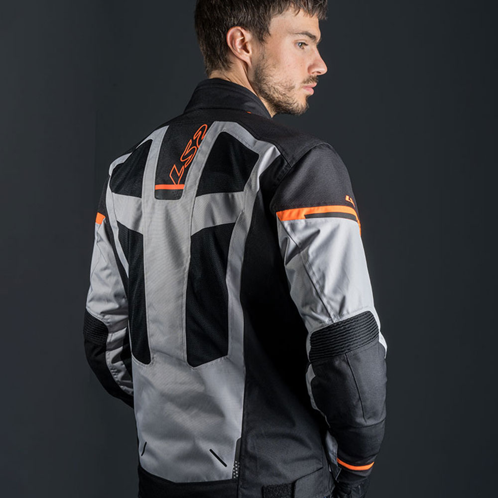 Jakna LS2 SCOUT MAN crno siva narandžasta