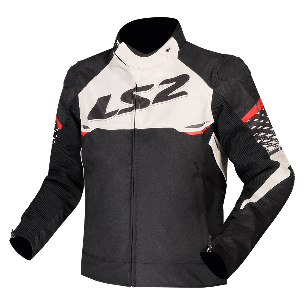 Jakna LS2 APEX muška crno belo crvena L