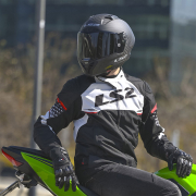 Jakna LS2 APEX muška crno belo crvena L