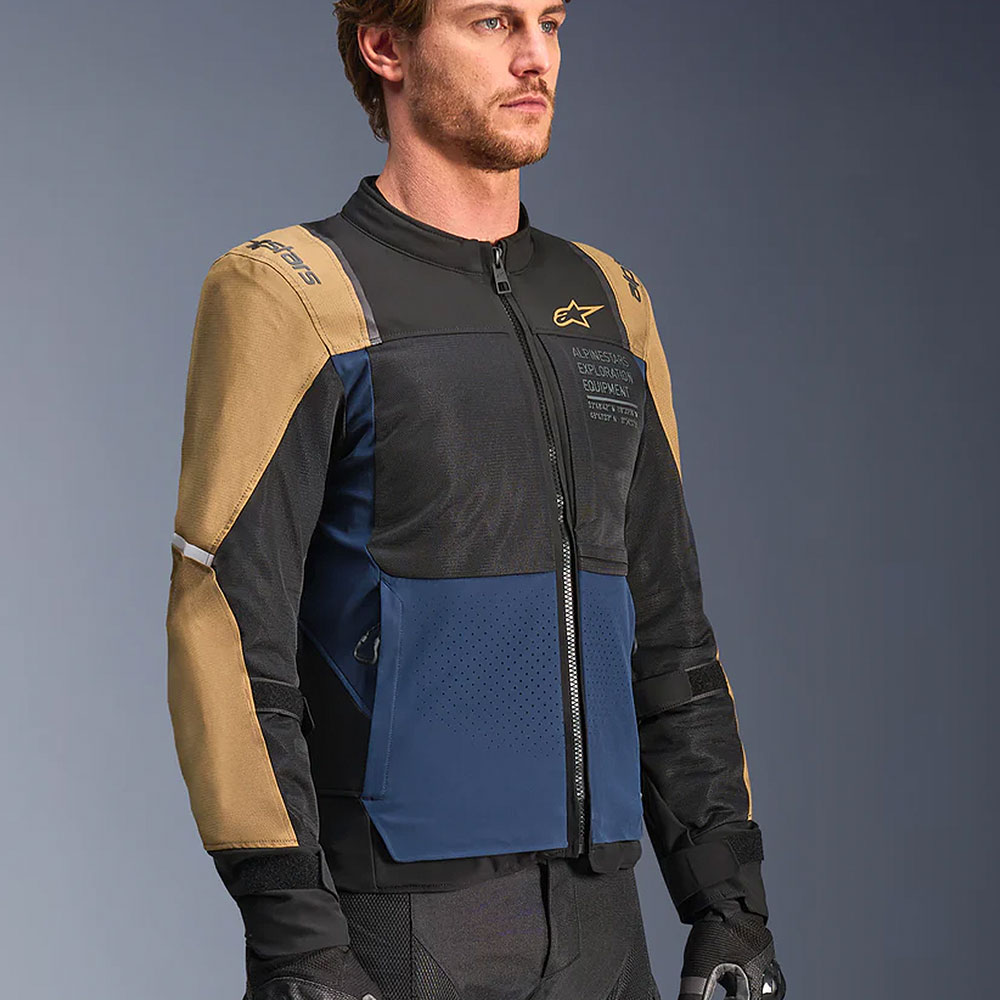 Jakna ALPINESTARS ST-2 AIR crno braon plava