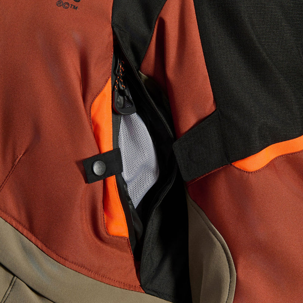 Jakna ALPINESTARS ANDES V4 DRYSTAR crno braon narandžasta