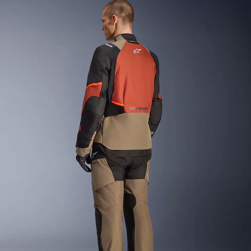 Jakna ALPINESTARS ANDES V4 DRYSTAR crno braon narandžasta
