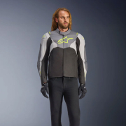 Jakna ALPINESTARS T-JAWS V4 WP crno sivo žuta L