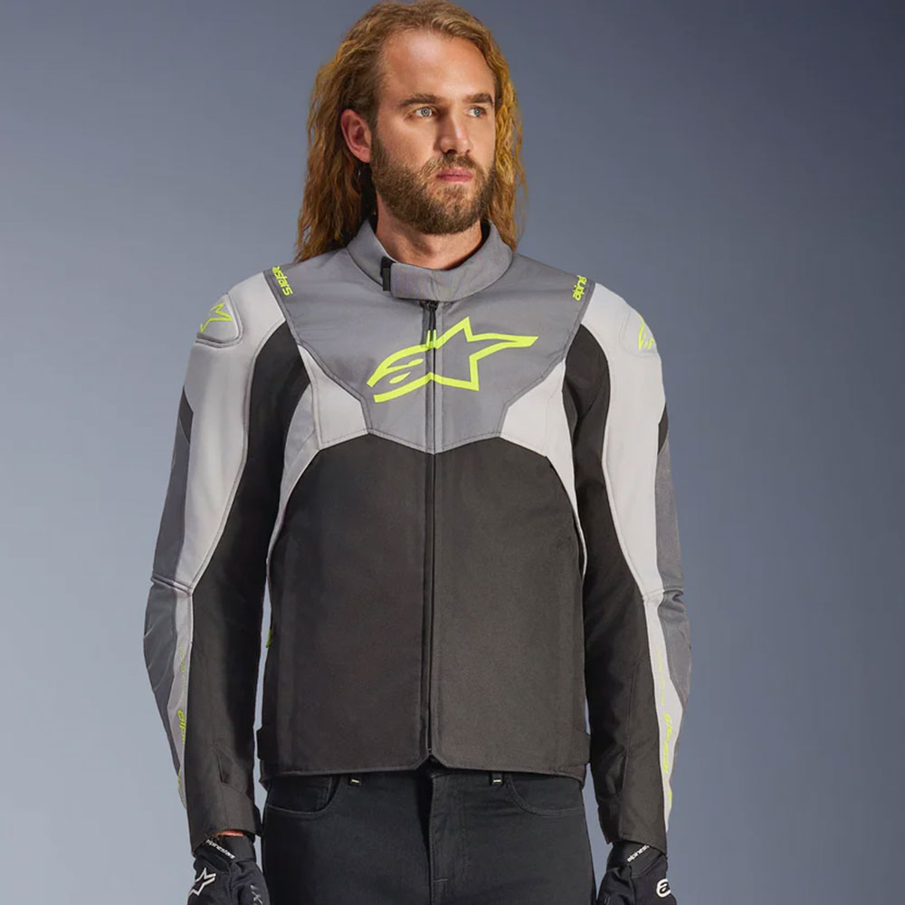 Jakna ALPINESTARS T-JAWS V4 WP crno sivo žuta L