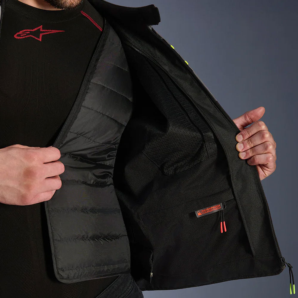 Jakna ALPINESTARS T-JAWS V4 WP crno sivo žuta L