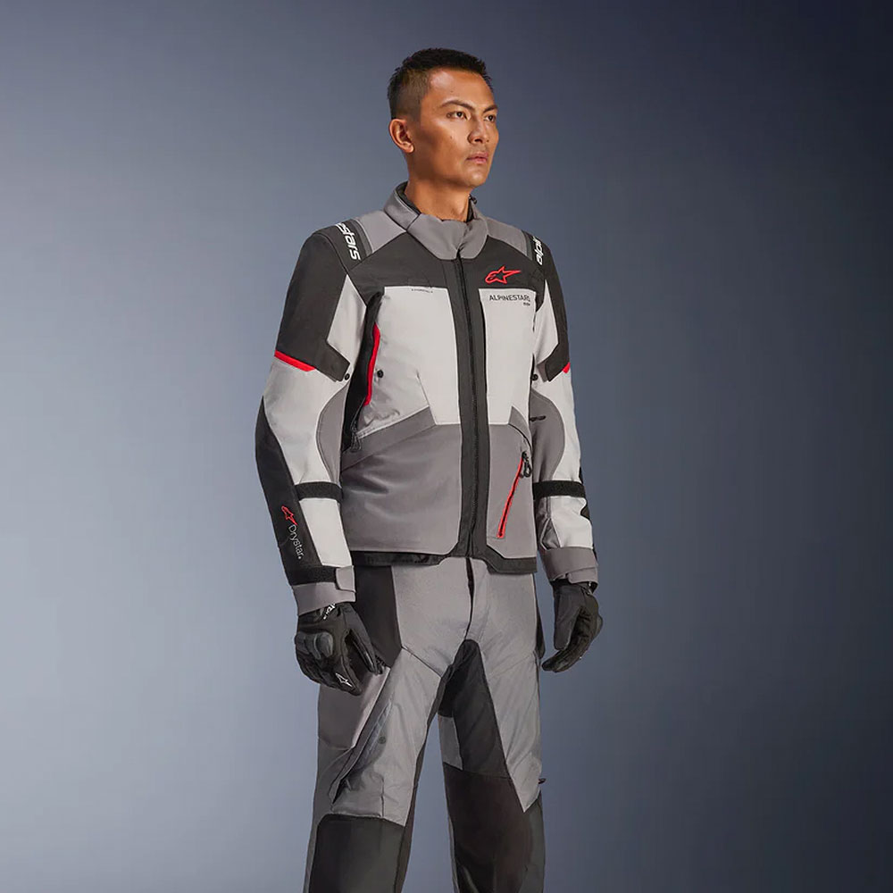 Jakna ALPINESTARS ANDES V4 DRYSTAR sivo crno crvena L