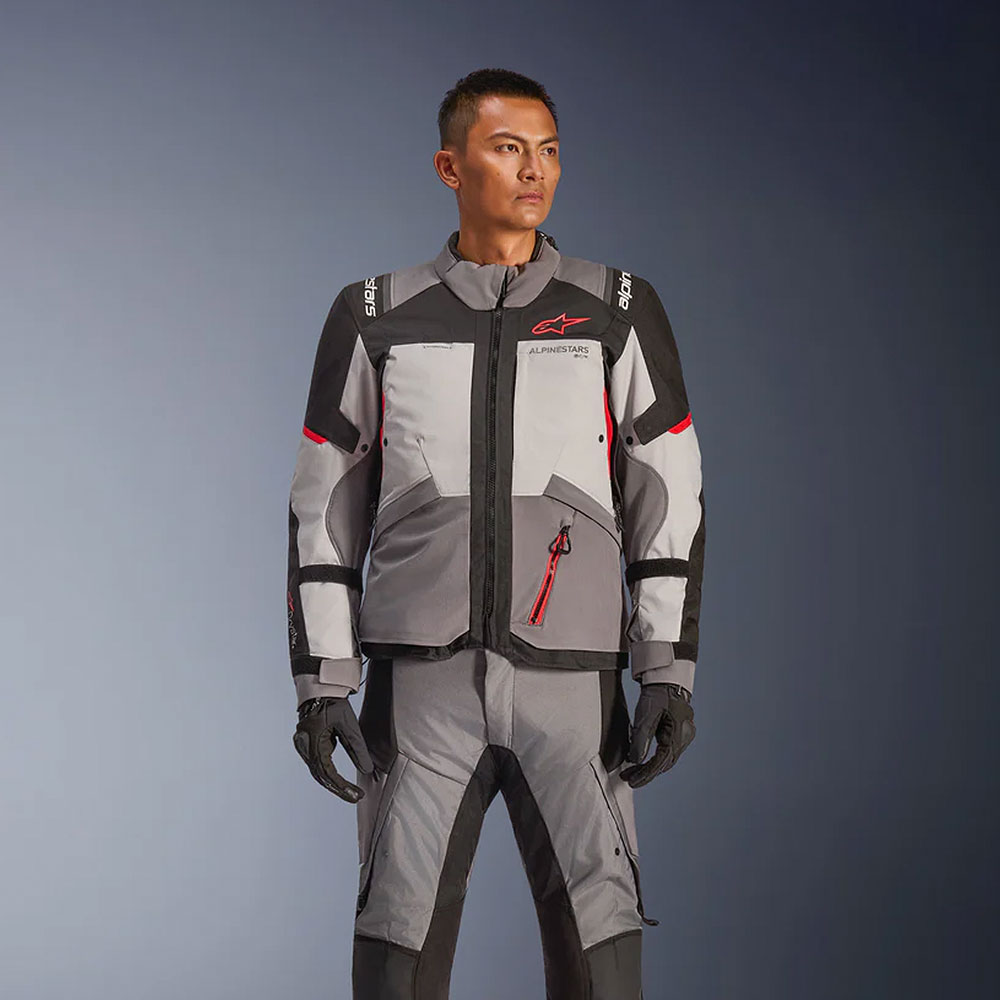 Jakna ALPINESTARS ANDES V4 DRYSTAR sivo crno crvena XL