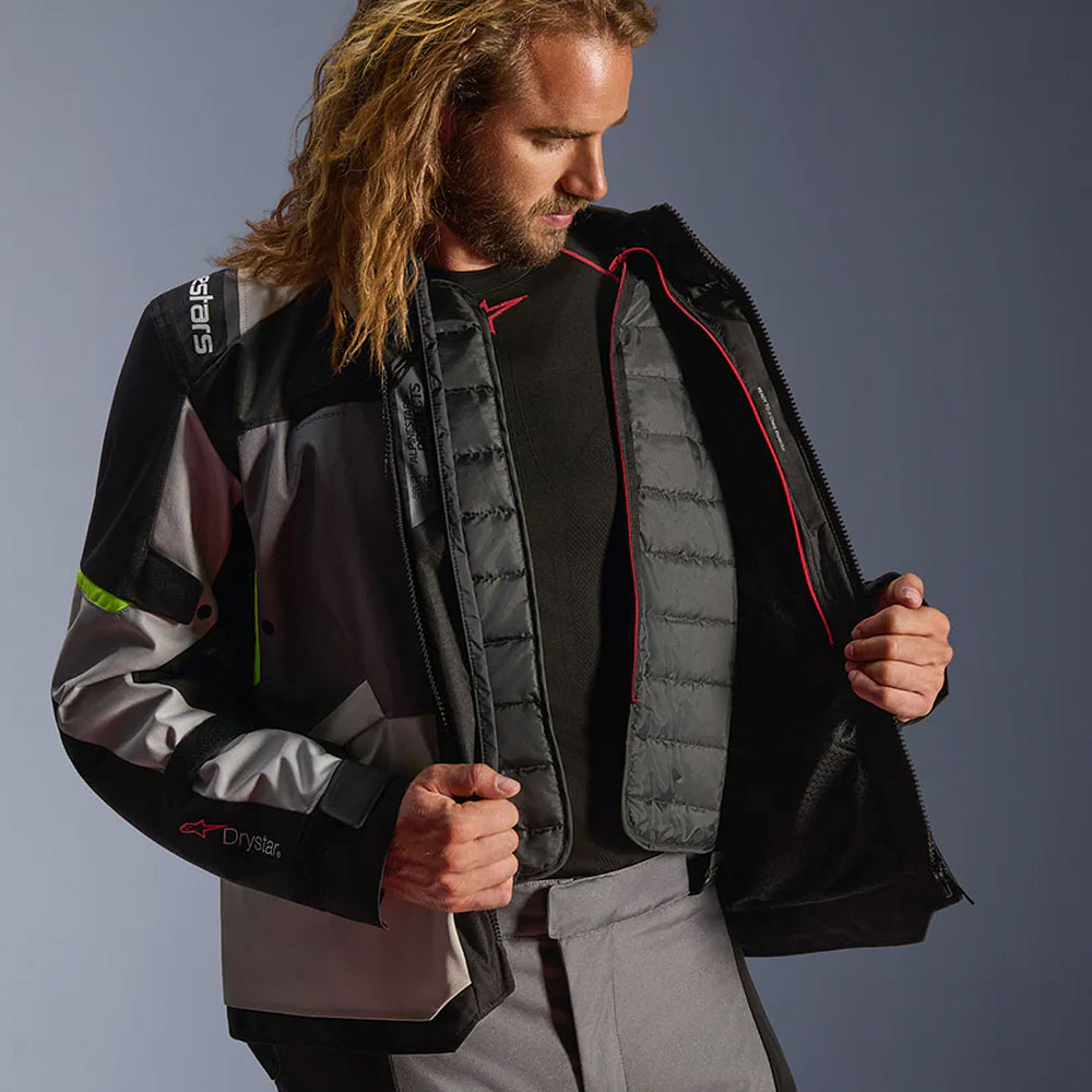 Jakna ALPINESTARS ANDES V4 DRYSTAR sivo crno žuta XL