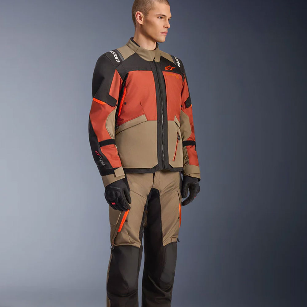 Jakna ALPINESTARS ANDES V4 DRYSTAR crno braon narandžasta XXL