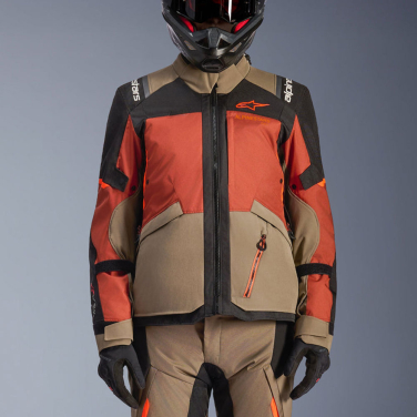 Jakna ALPINESTARS ANDES V4 DRYSTAR crno braon narandžasta XXL