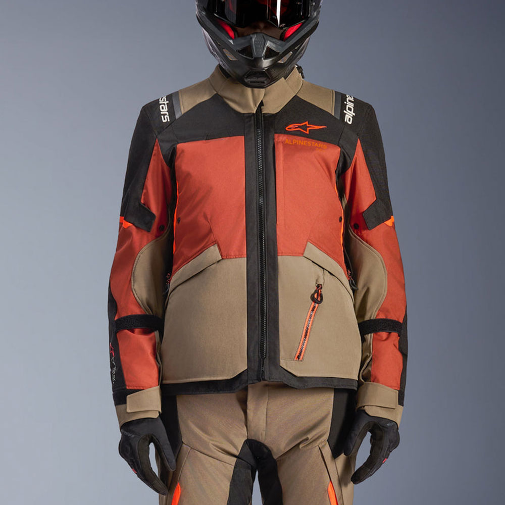 Jakna ALPINESTARS ANDES V4 DRYSTAR crno braon narandžasta XXL