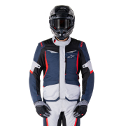 Jakna ALPINESTARS ST-1 WP plavo belo crvena XXL