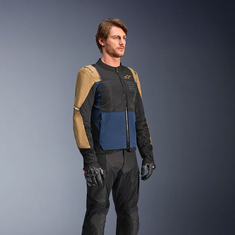 Jakna ALPINESTARS ST-2 AIR crno braon plava L