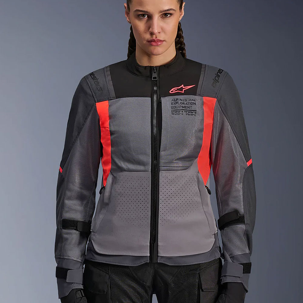 Jakna ALPINESTARS ST-2 AIR ženska sivo crno crvena S