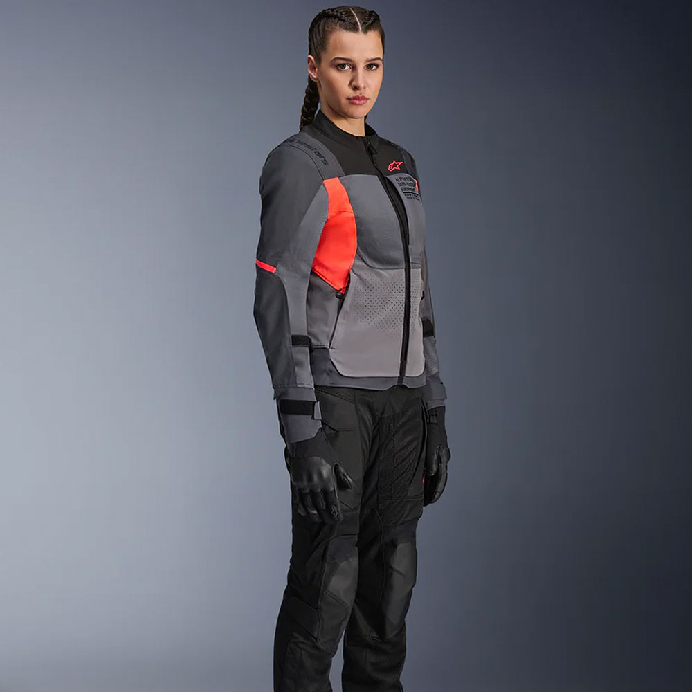 Jakna ALPINESTARS ST-2 AIR ženska sivo crno crvena M